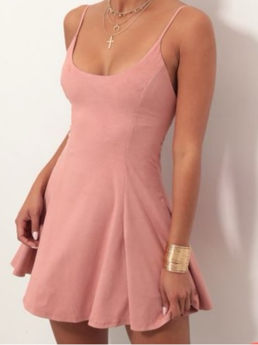 Lucy in the Sky Marley Suede Dress
